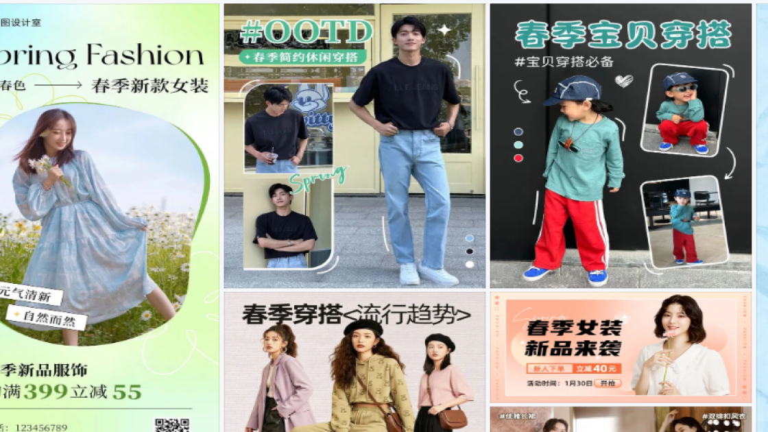 春季服装详情页
