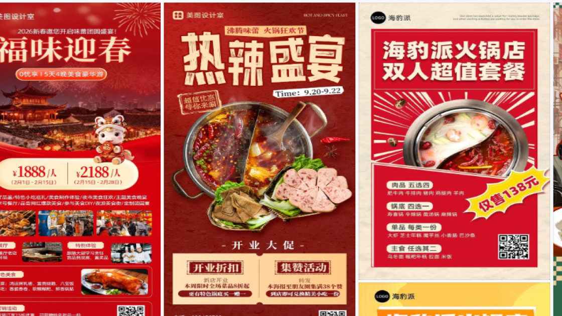 火锅店营销素材