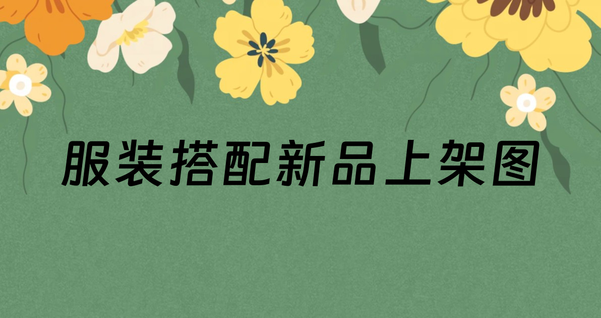 服装搭配新品上架图