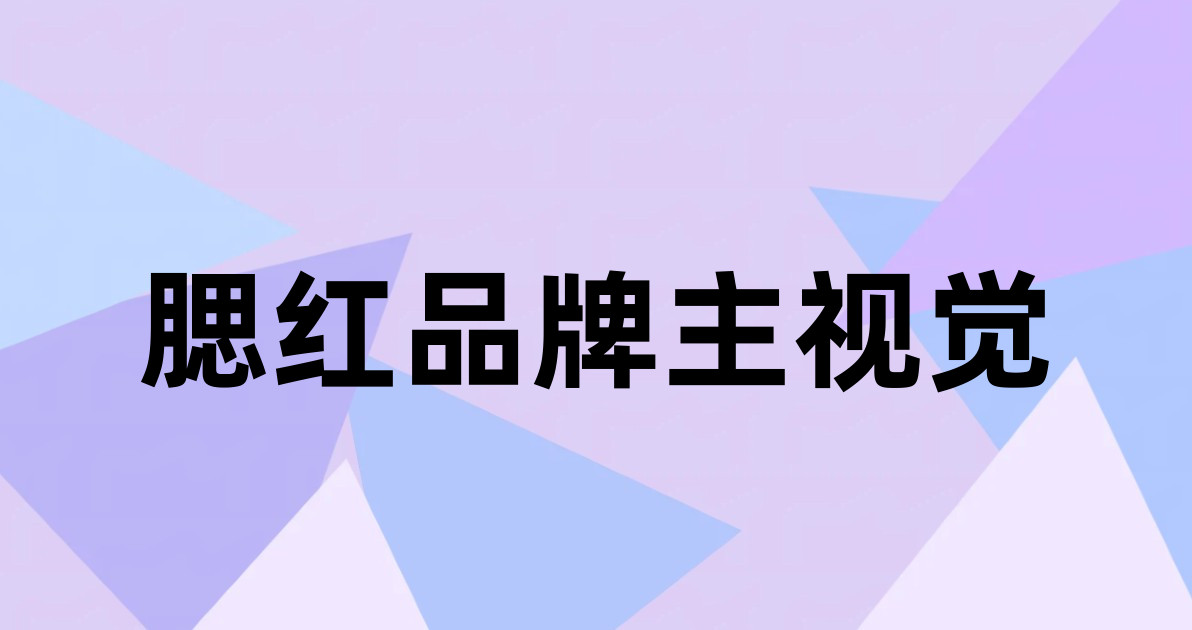 腮红品牌主视觉