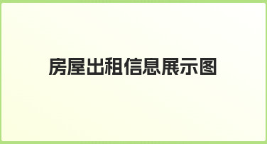 如何制作一份清晰有效的房屋出租信息展示图