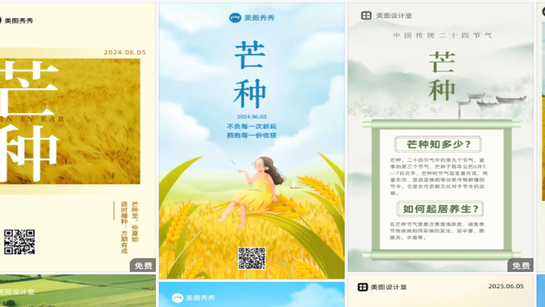芒种电商版式
