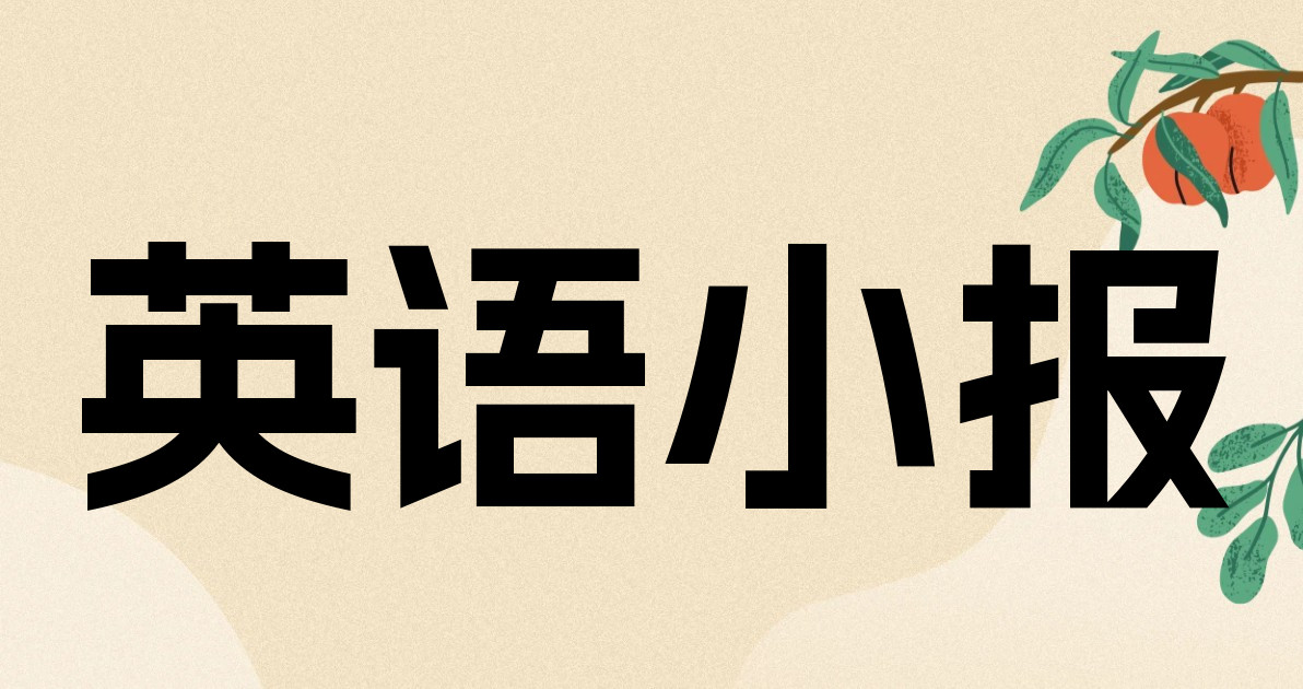 英语小报