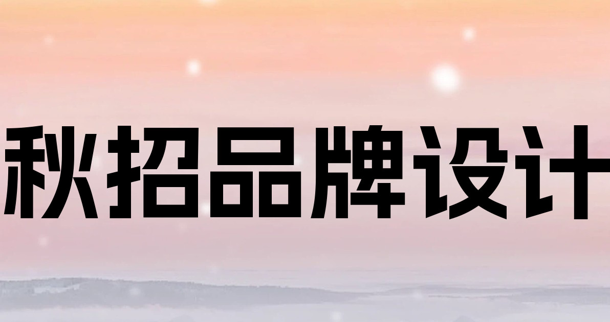 秋招品牌设计