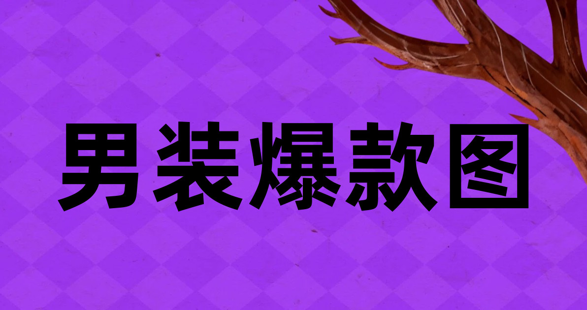 男装爆款图
