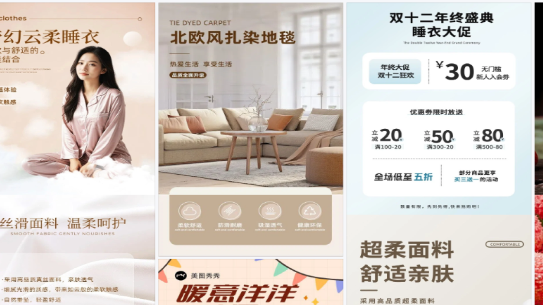 睡衣详情页设计