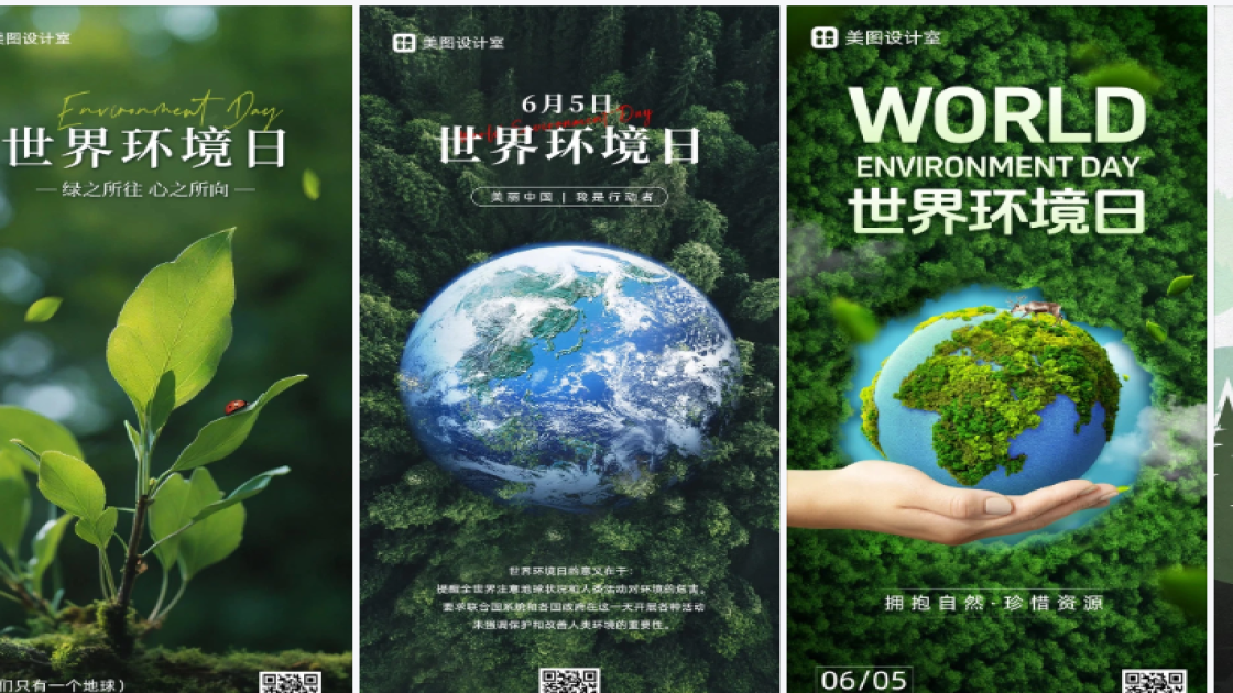世界环境日海报爆款设计