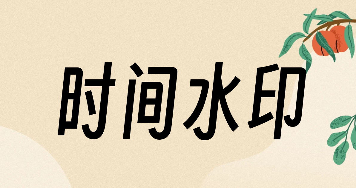 时间水印
