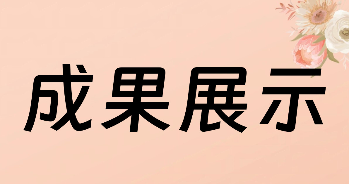 成果展示