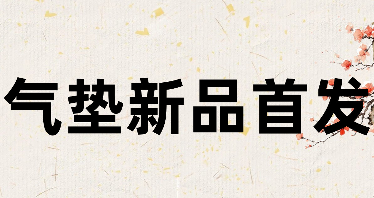 气垫新品首发