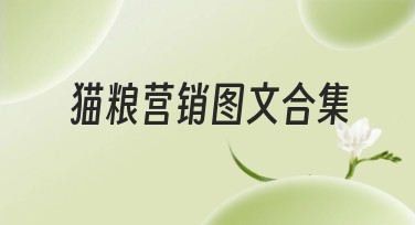 猫粮营销图文合集：打造高效营销的妙招