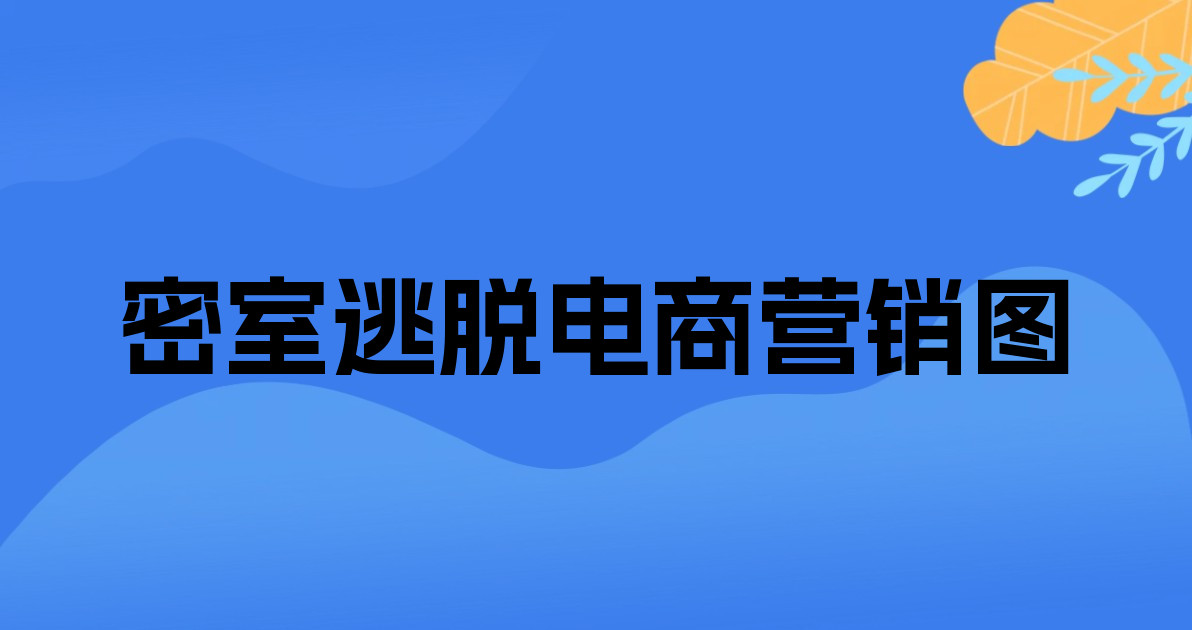 密室逃脱电商营销图
