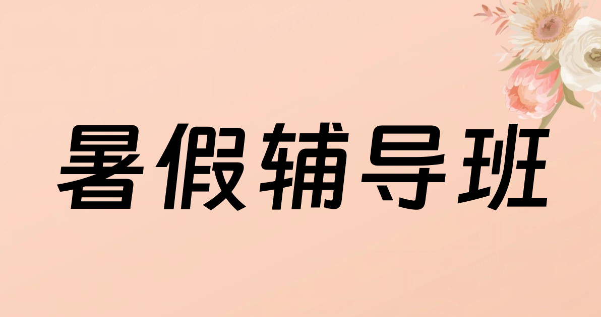 暑假辅导班