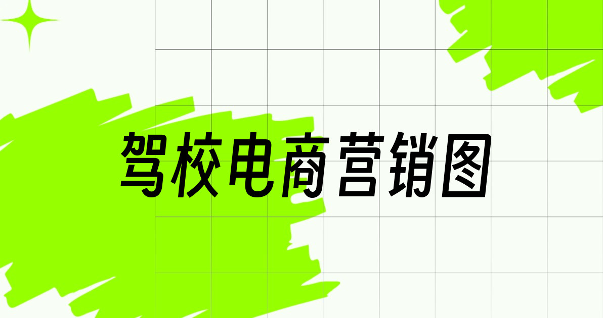 驾校电商营销图
