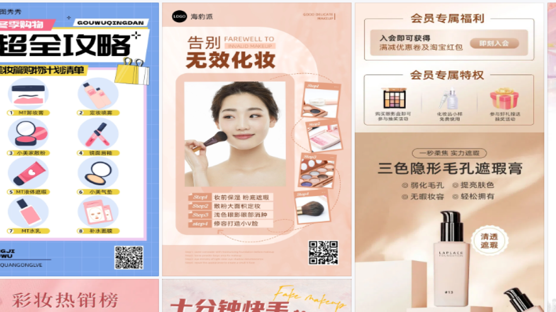 散粉商品宣传图