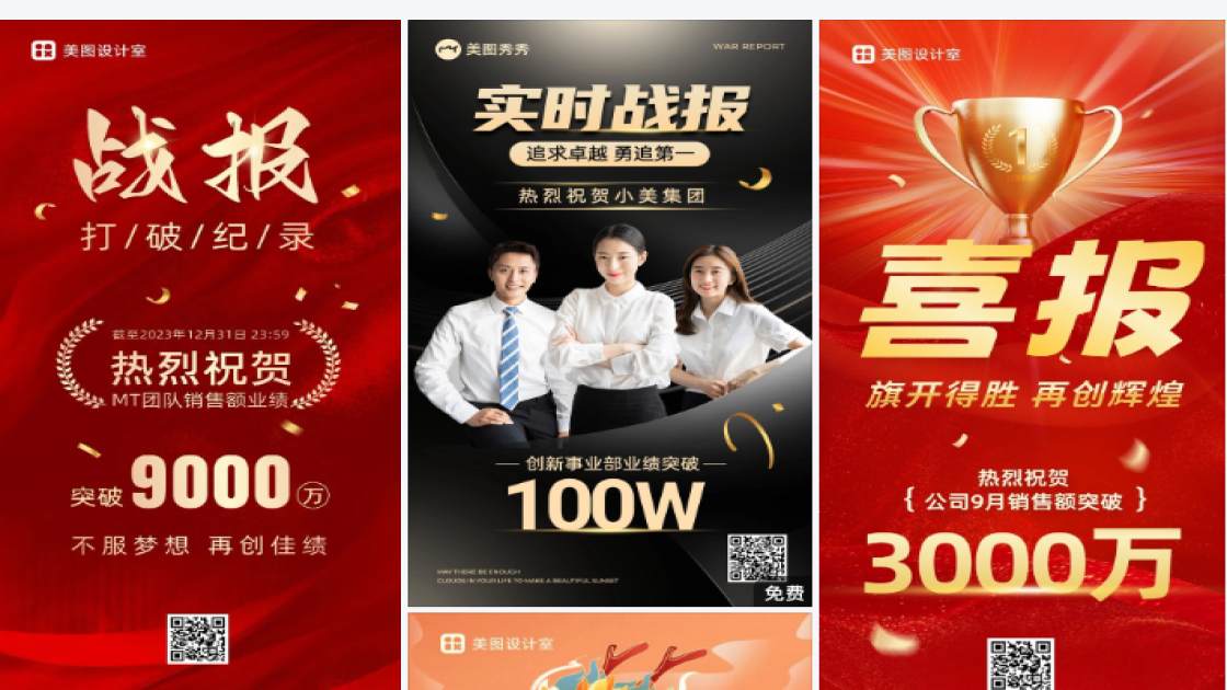 业绩喜报