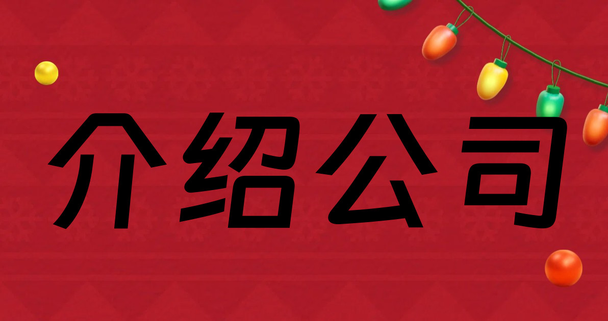 介绍公司