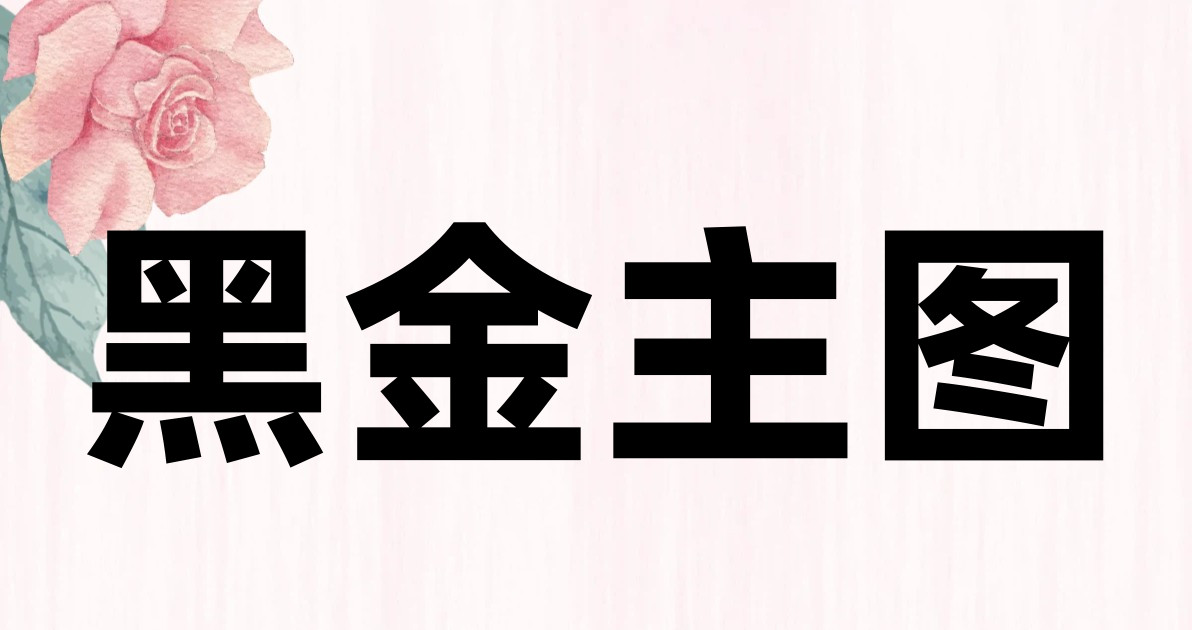 黑金主图