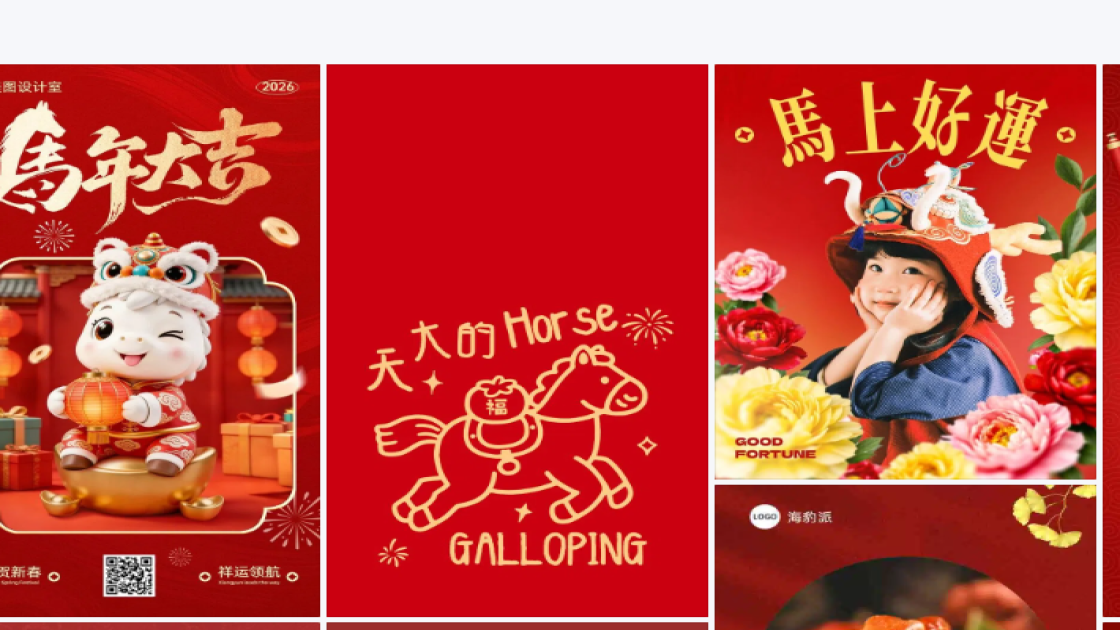 腮红广告模板