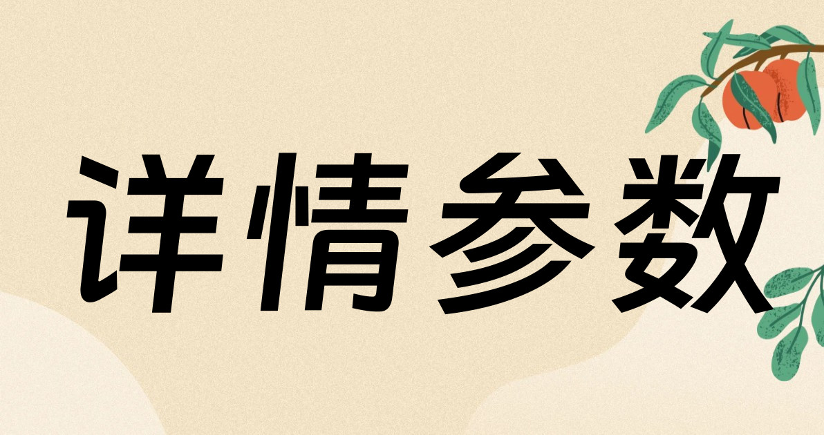 详情参数
