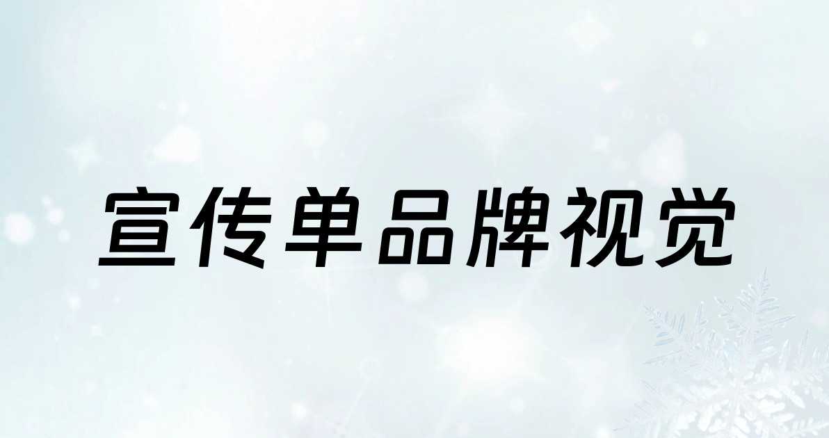 宣传单品牌视觉