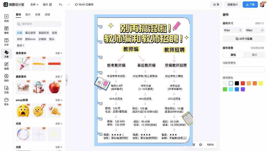 招聘创意元素