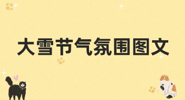 大雪节气氛围图文：一站式模板解决方案