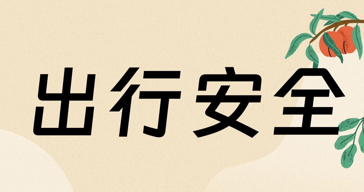 出行安全