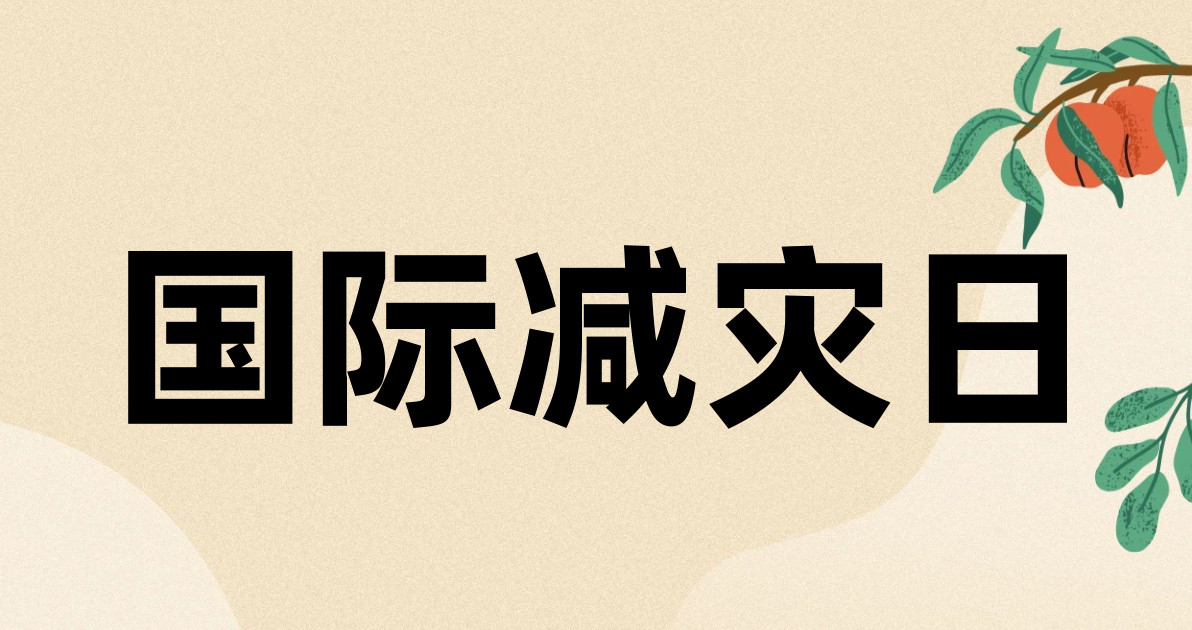国际减灾日