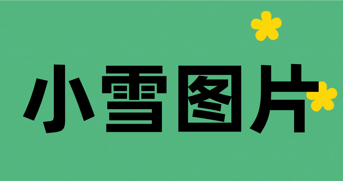 小雪图片