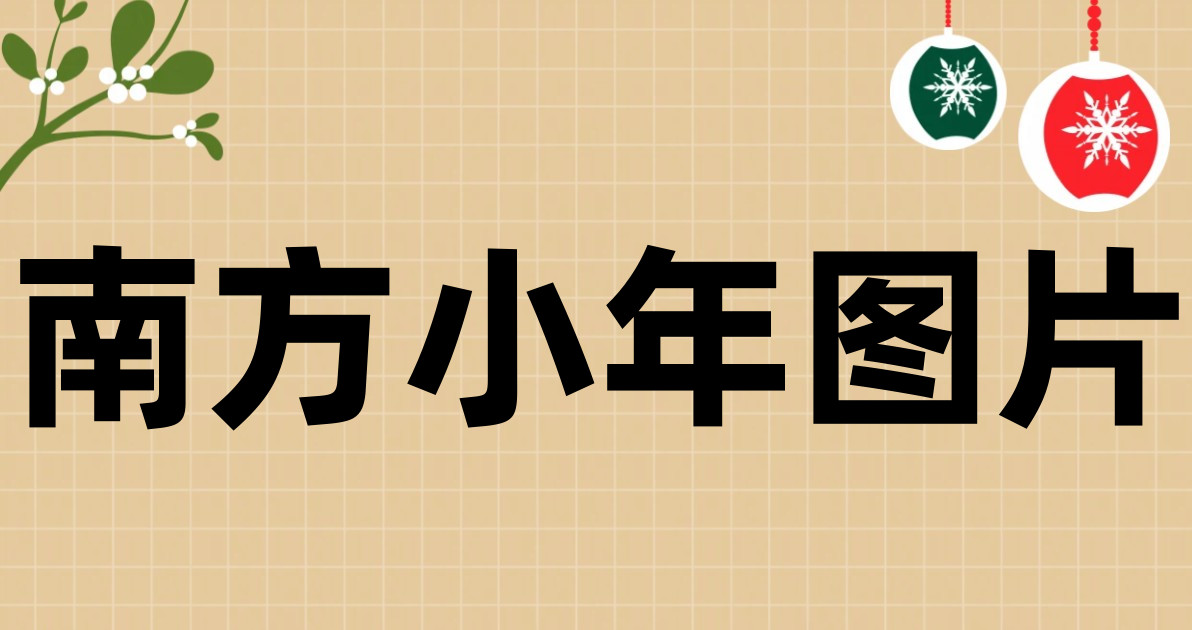 南方小年图片