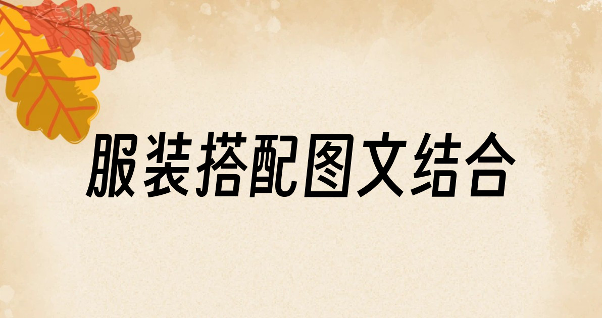 服装搭配图文结合