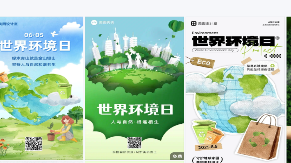 世界环境日图文结合
