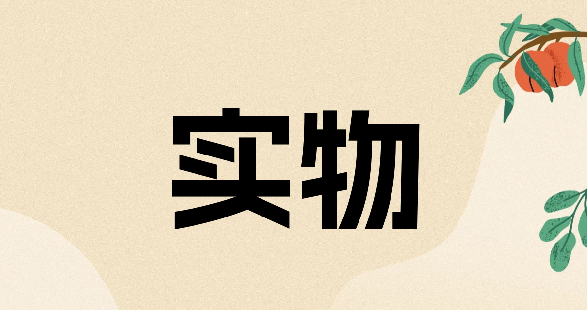 实物