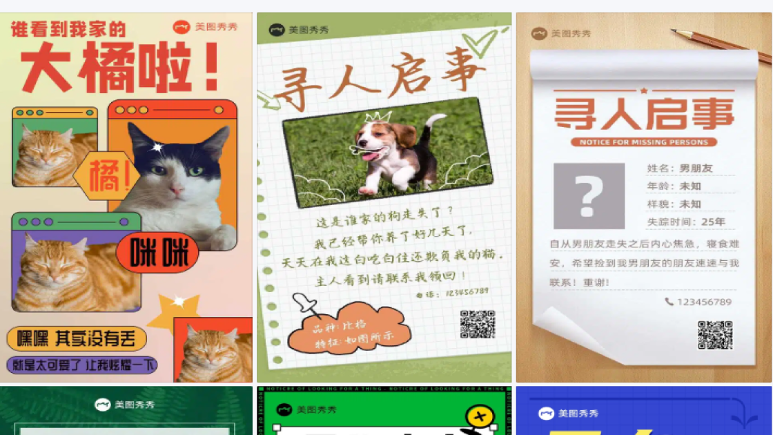 寻猫启示