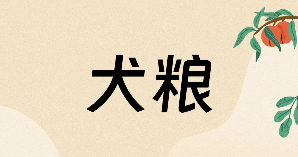 犬粮