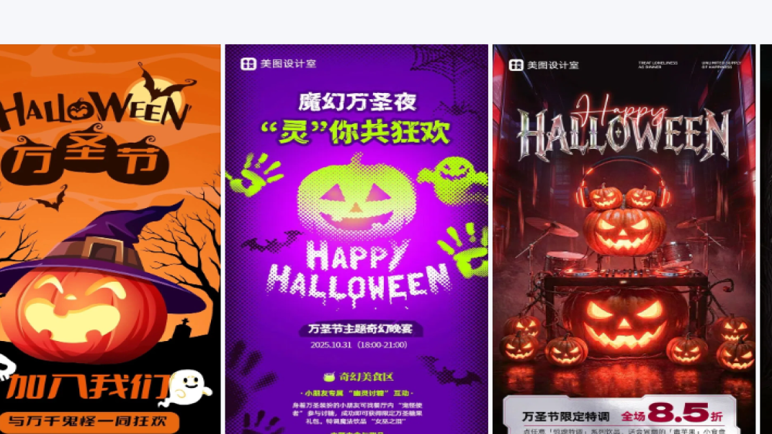 万圣节海报在线设计