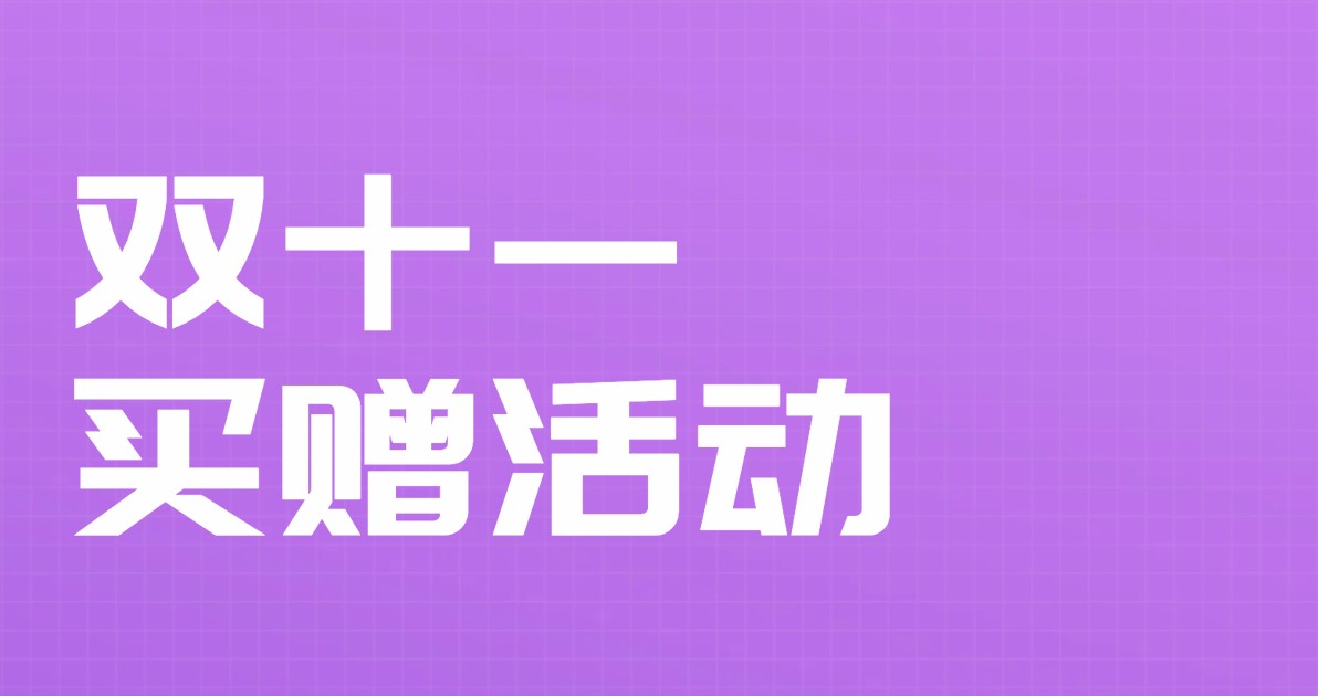 双十一买赠活动