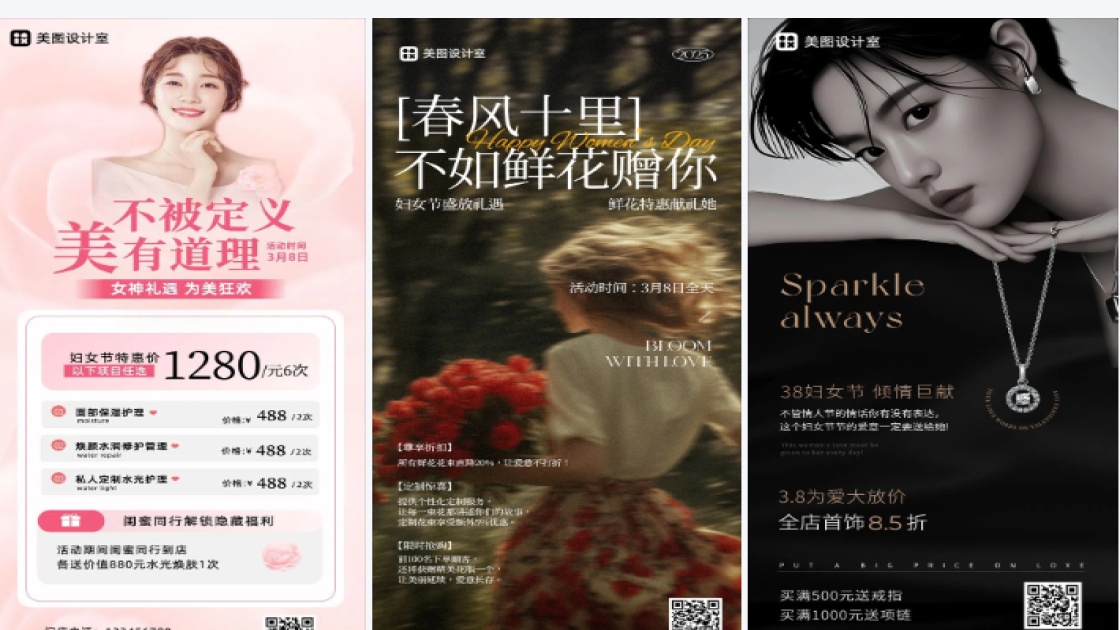 妇女节营销海报