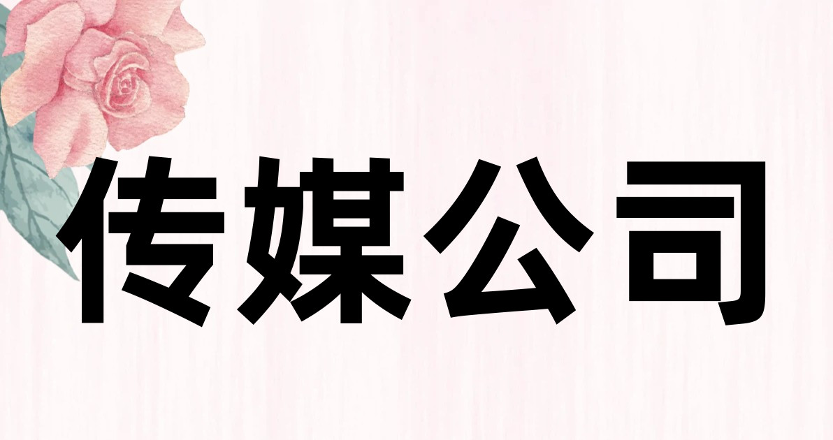 传媒公司