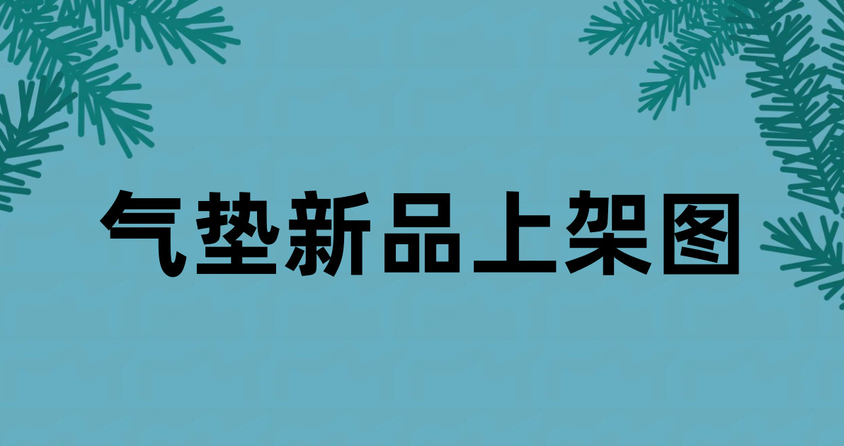 气垫新品上架图