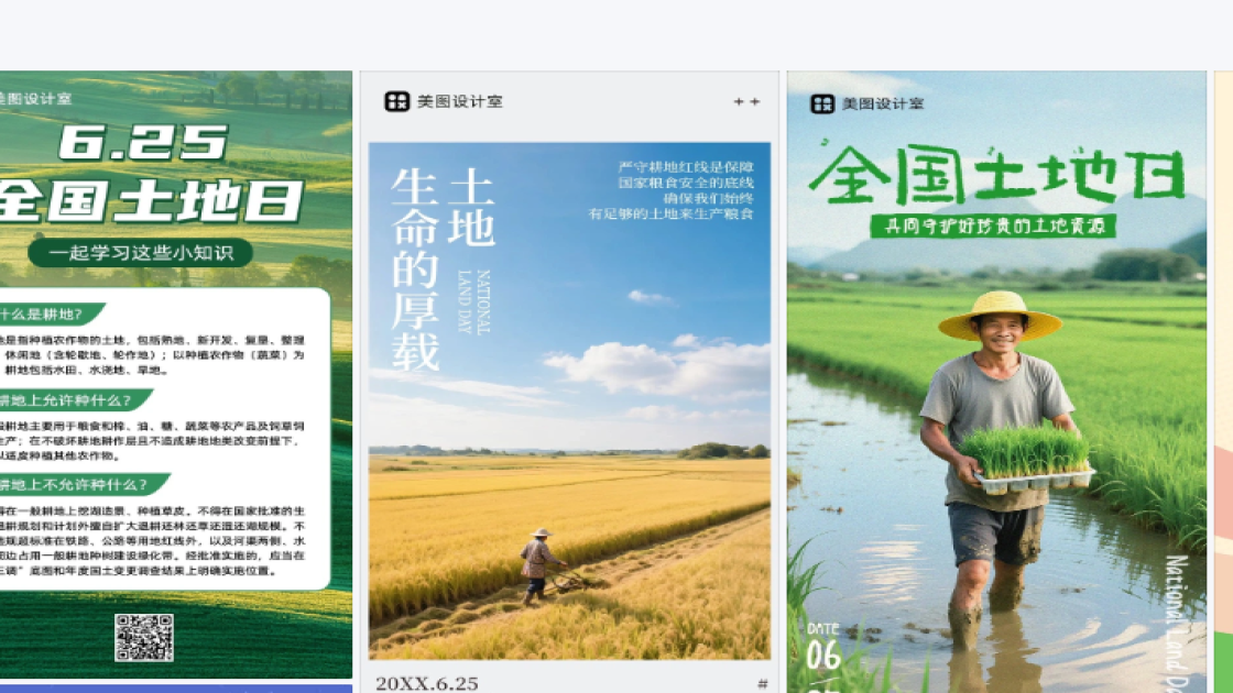 全国土地日图片