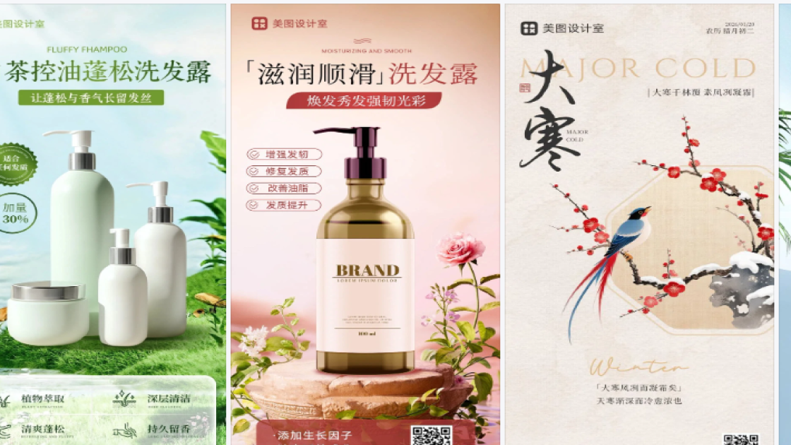 洗发露海报