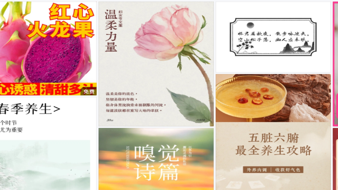 爆款小红书笔记模板