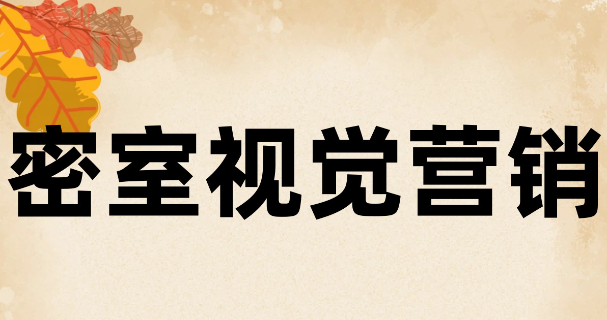 密室视觉营销