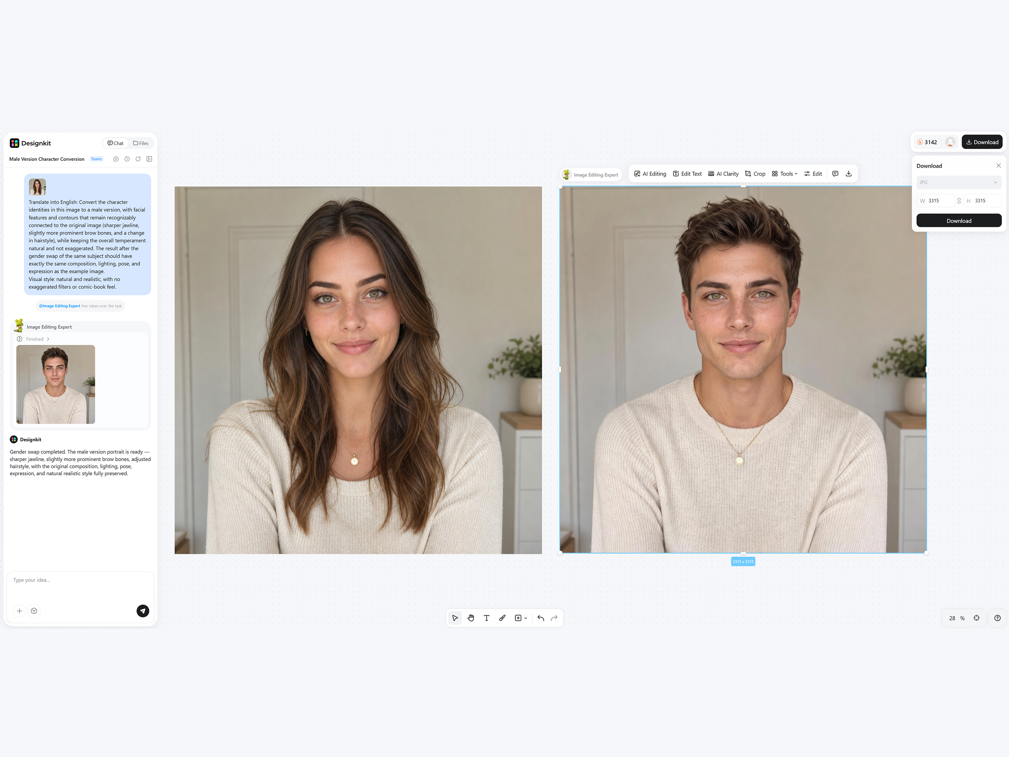 Generate and Download