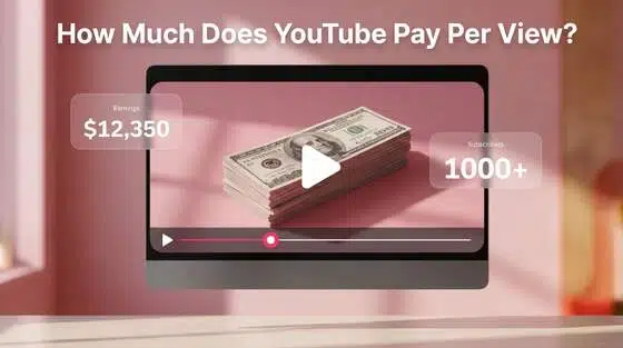 how much does youtube pay per view