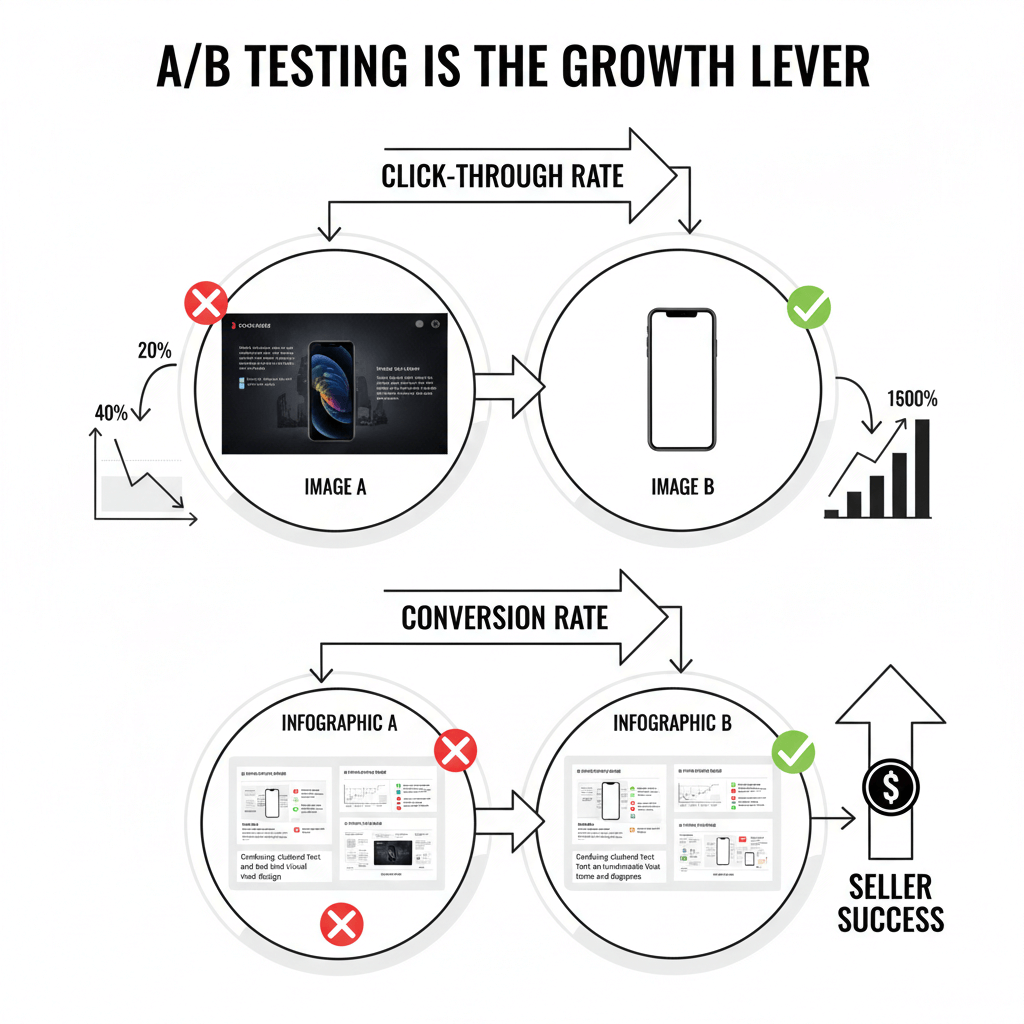 AB testing product images