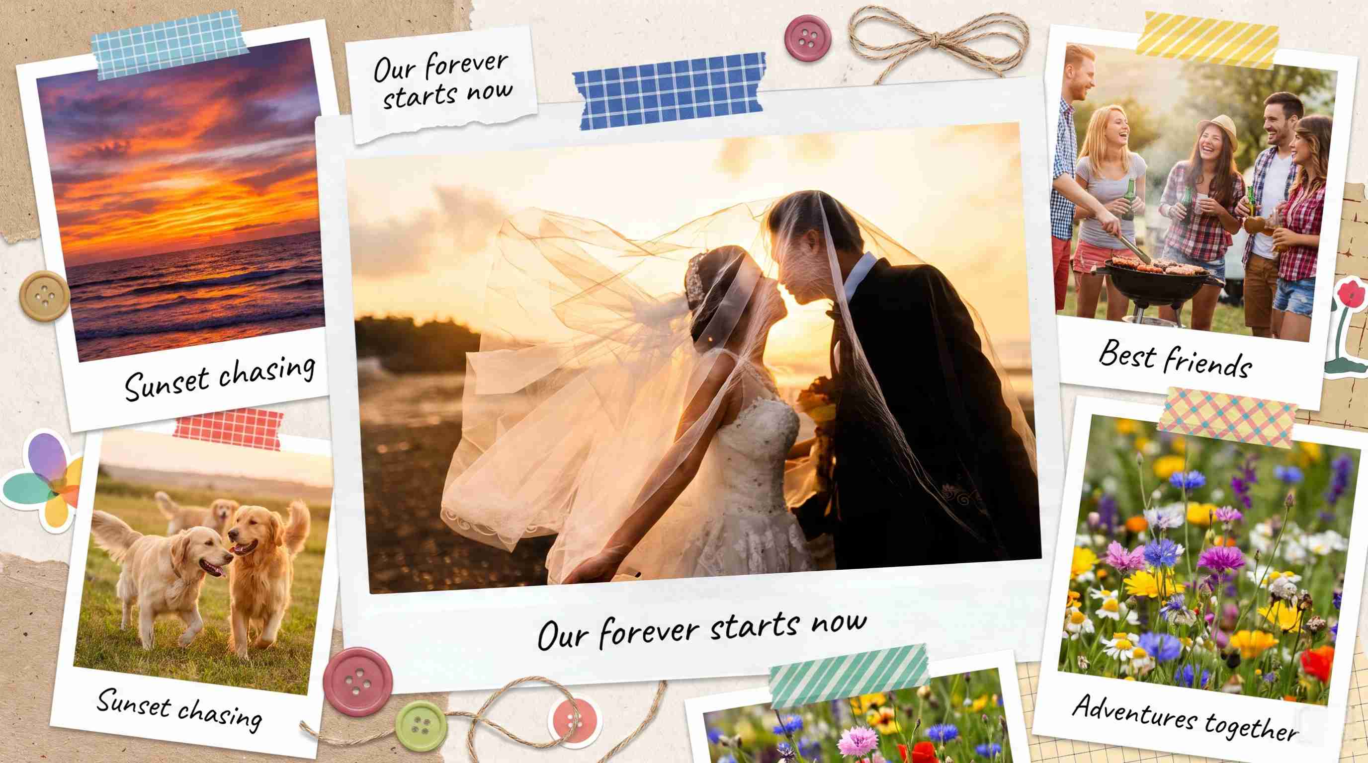 Aesthetic Ideas for Personal Profiles Photo Collage of Favorite Memories