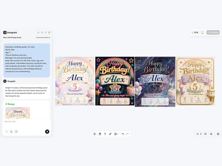 How to Make a Birthday Poster With AI